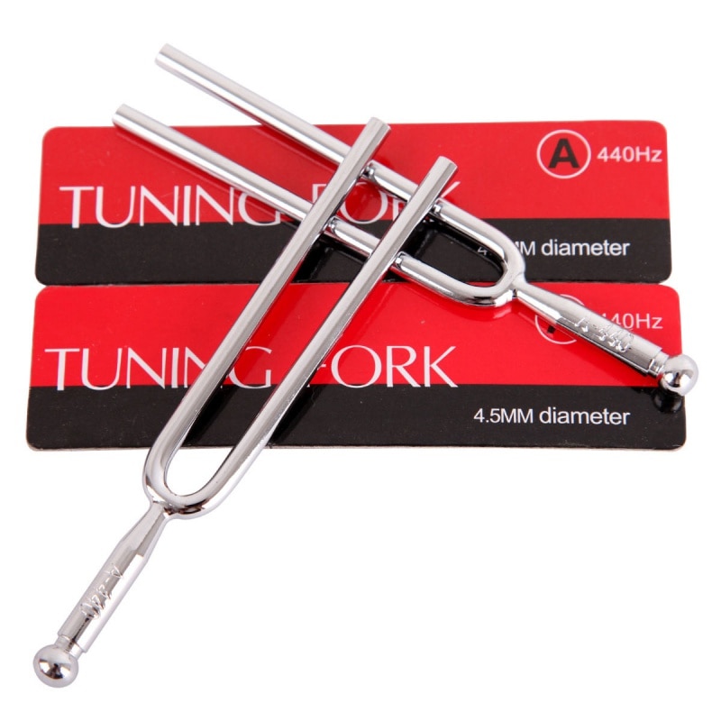 TQ070801 instrumento Musical dedicado alemán A Tuning Fork 440hz sonido estándar a acero inoxidable Tuning Fork Tuner