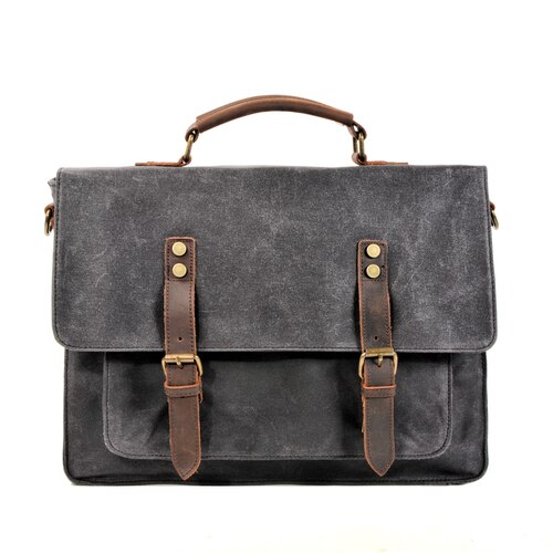 Muchuan Retro Werkkleding Handtassen Art Canvas Crossbody Mannen Straat Trend Postman Computer College Verse Schoudertas