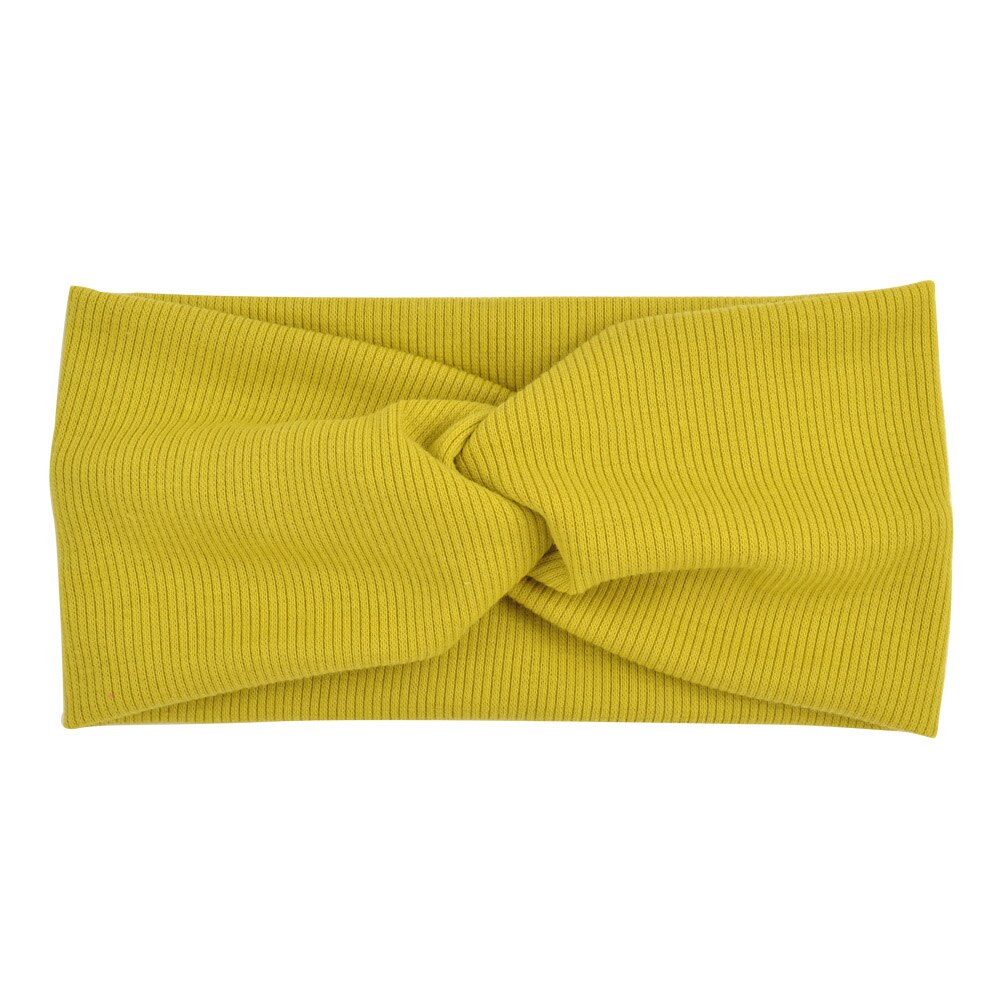 Bandeau Turban en coton pour femmes, couleur unie, bandeau à nœud pour filles, accessoires pour cheveux, bandeau élastique torsadé pour femmes: 4