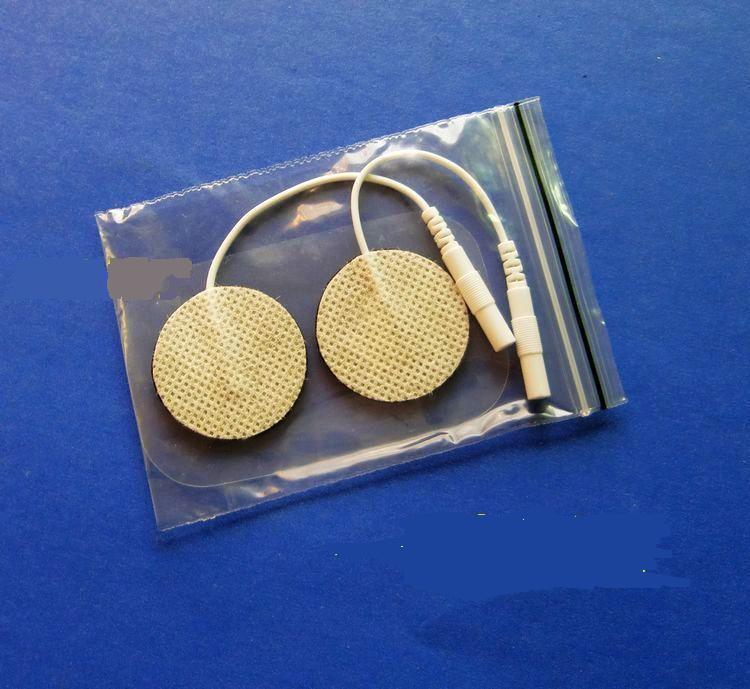 100 Stks/partij (50 Paar) Ronde (Diameter: 3.5Cm) niet-geweven Zelfklevende Tientallen Elektroden, Medische Apparatuur Elektroden