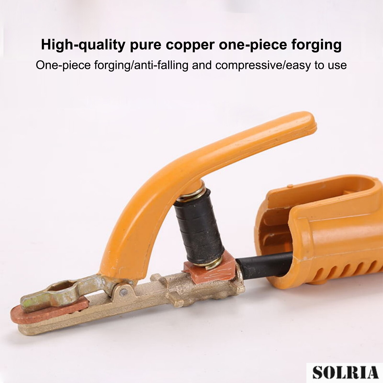 Complete Set of Copper Core Welding Machine Wire 500A Welding Handle 300 Ground Clamp 16 Square Soft Sheathed Rubber Wire Cable