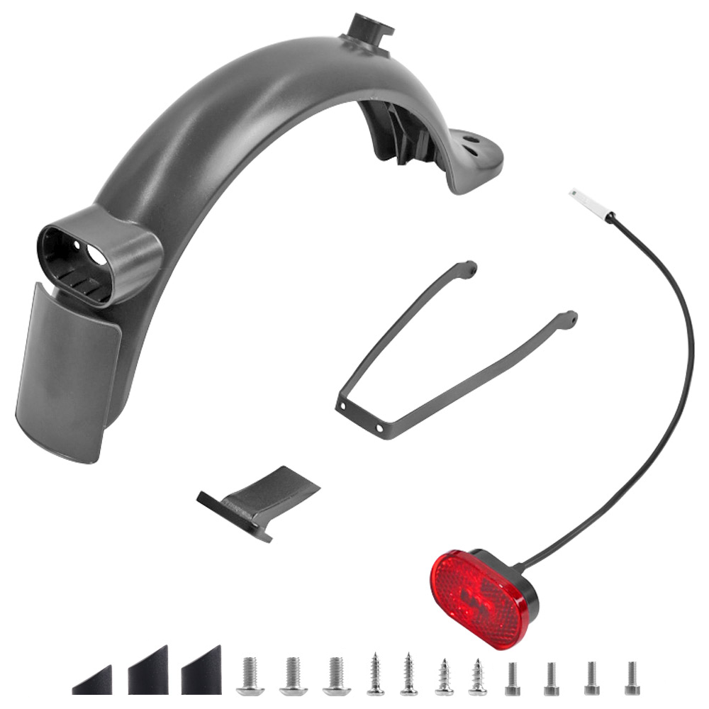 Rear Mudguard Taillight Support Kit For Xiaomi 1S/PRO 2/Mi3 Electric Scooter Wheel Splash Fender Bracket Support Protection Part: black