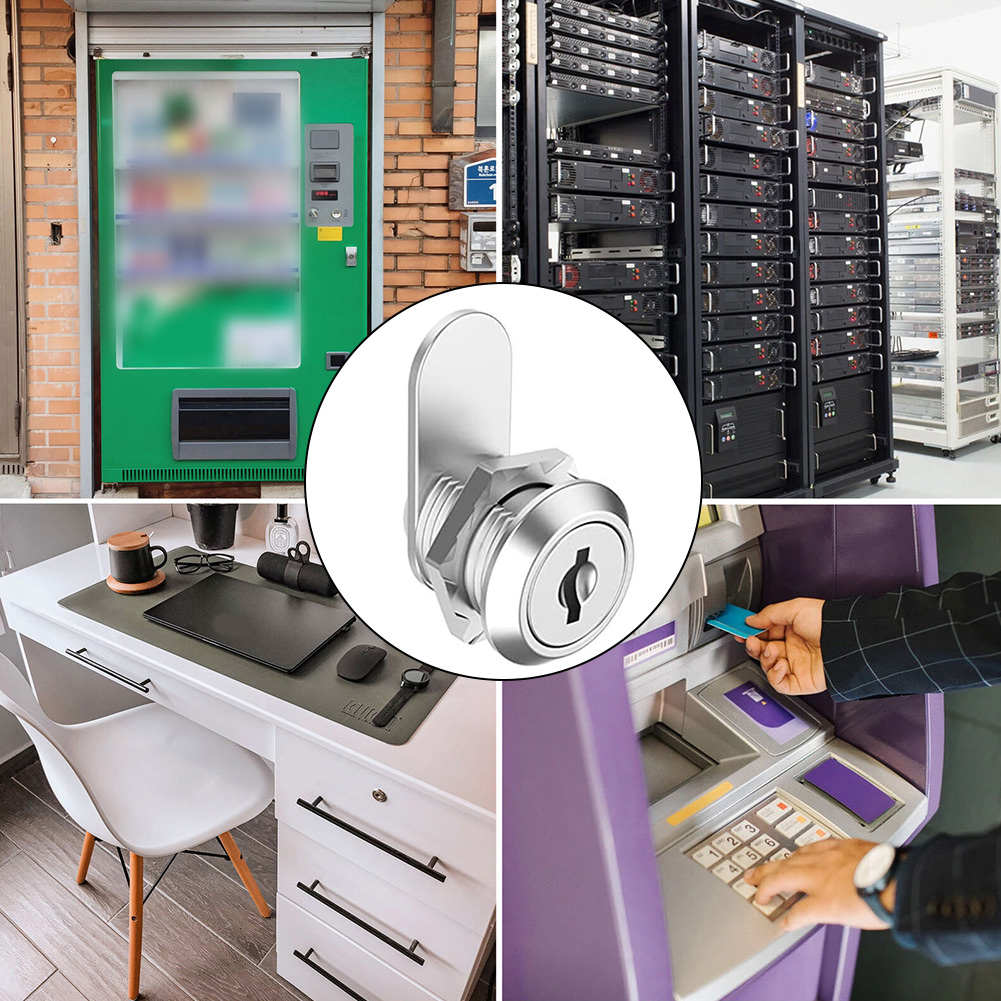 Cam Lock Set Drawer Cabinet Lock Mail Box Locker Cam Lock Cupboard Door Tongue Lock With 2 Key Furniture Hardware