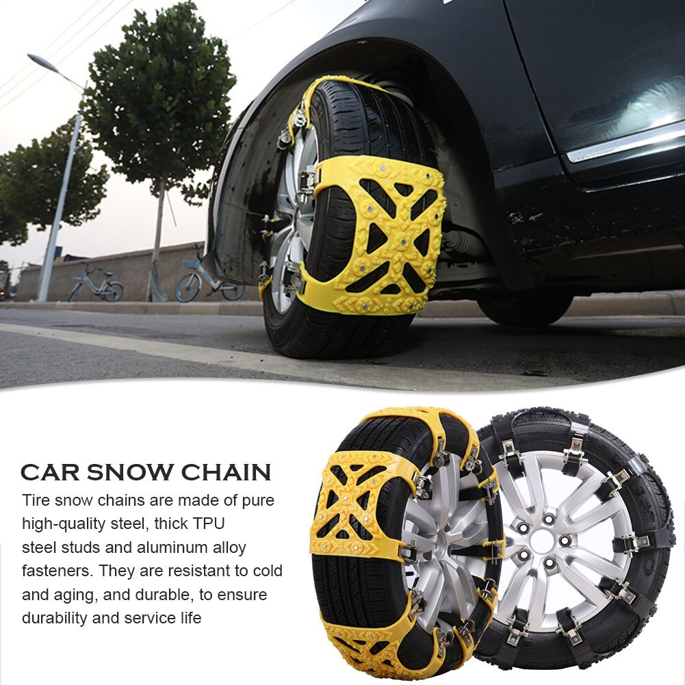 Winter Auto Sneeuwketting Banden Universele Multifunctionele Auto Off-Road Voertuig Suv 'S Sneeuw Band Keten