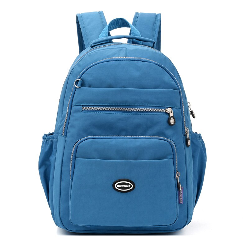 TEGAOTE Laptop Rucksack Frauen Reisetaschen Neue Multifunktions Rucksack Wasserdichte Nylon Schule Rucksäcke Für Jugendliche: Meer Blau