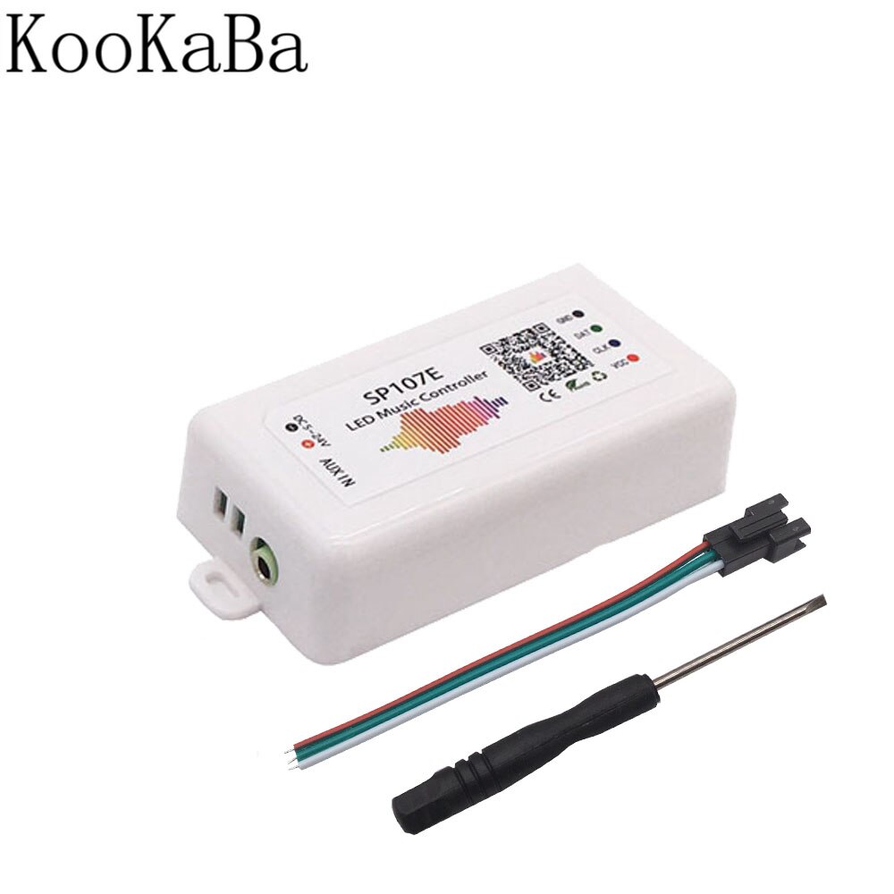 WS2811 WS2812B WS2813 WS2815 RGB LED Pixels Strip Controller SP002E SP105E SP106E SP107E SP108E SP110E SP501E: SP107E