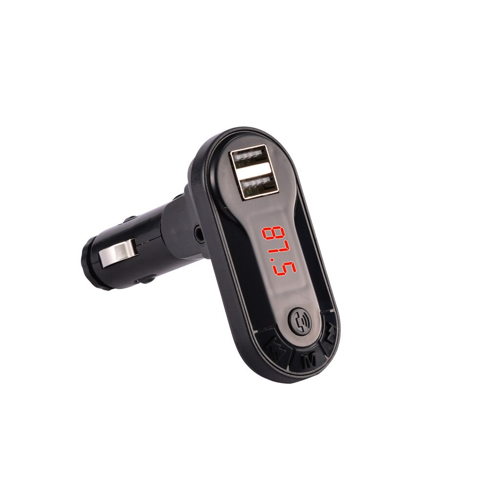 kabellos Wagen Bausatz Bluetooth FM Sender LCD MP3 Spieler USB Ladegerät 3,1 EIN Auto Zubehör Unterstützung TF Karte/USB Lesen: Schwarz