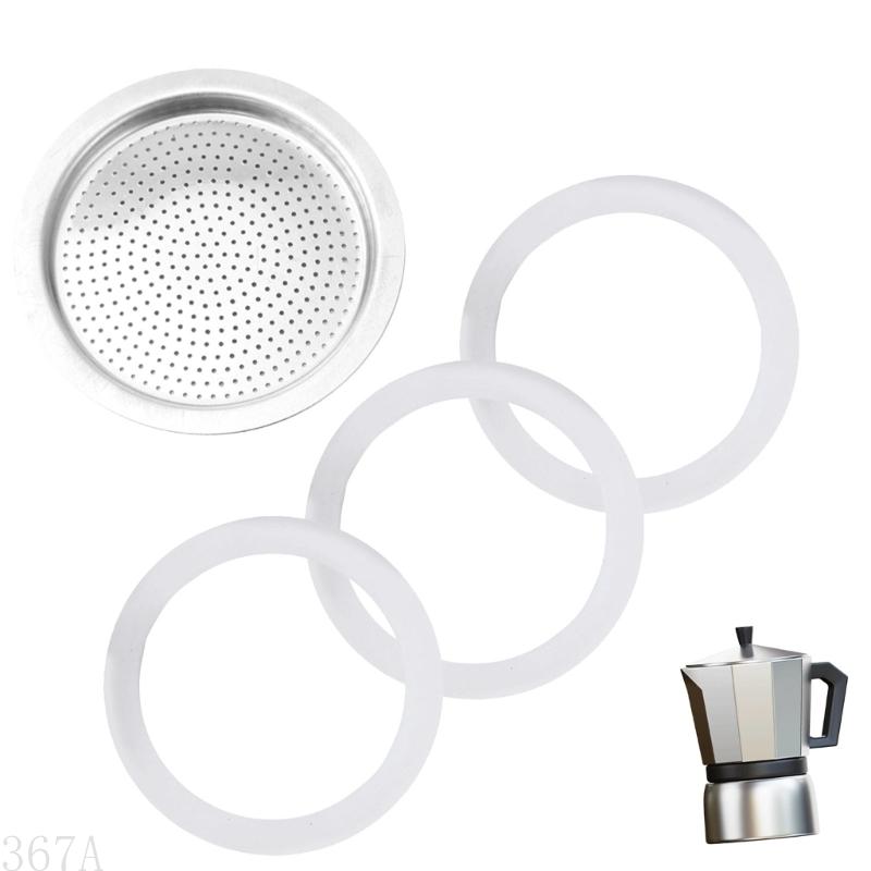 Koffiezetapparaat Vervangingsset - Pakkingen, Afdichtingen, Aluminium Filter - Voor 367A Model