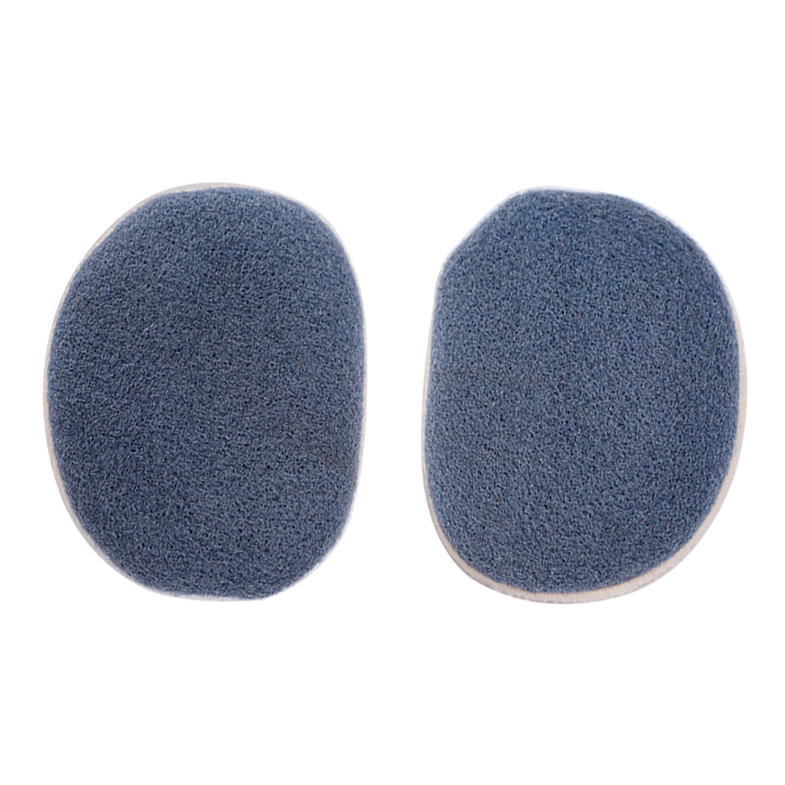 2pcs Men Women Winter Warm Band Less Non Slip Two Parts Daily Polyester Portable Soft Ear Muffs Warmers Windproof Solid: Blue L