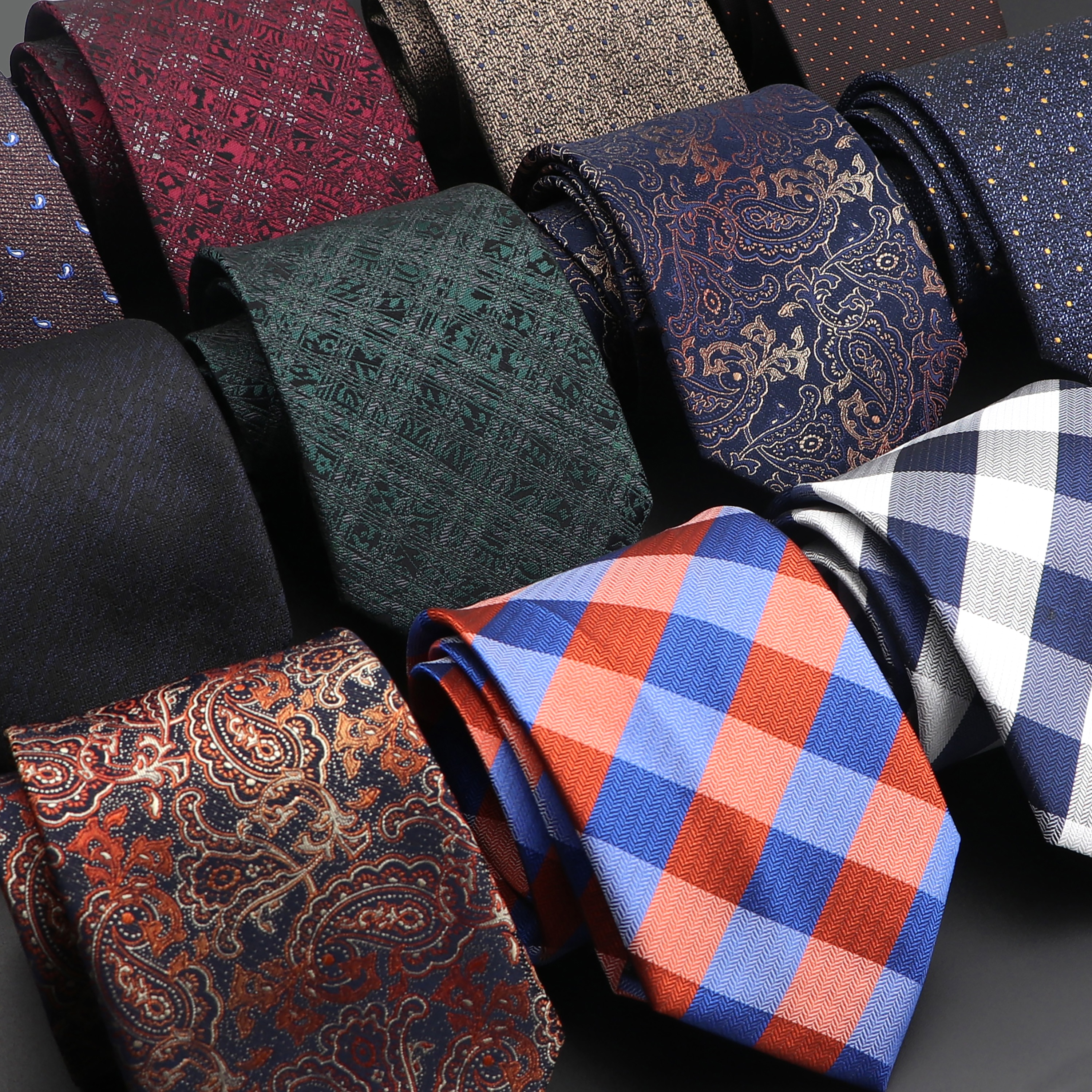 Mannen Stropdas Klassieke Streep Bloem Bloemen 8Cm Jacquard Luxe Stropdas Accessoires Dagelijkse Slijtage Das Wedding Party