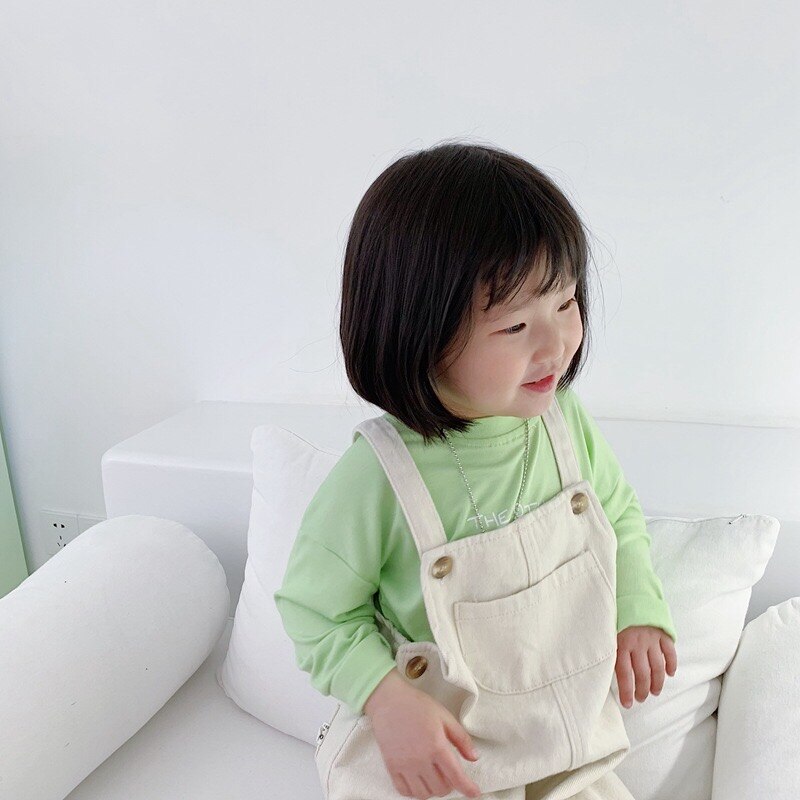 Høst låve baby jenter låve 3-8 år kjeledress jeansbukse