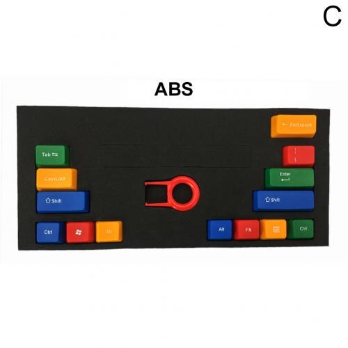 14 Teile/satz PBT Klar ABS Farbe Passenden Mechanische Tastatur Schlüssel Kappen Ersatz Schlüssel Kappe Mechanische Tastatur Ersatz Schlüssel Kappe