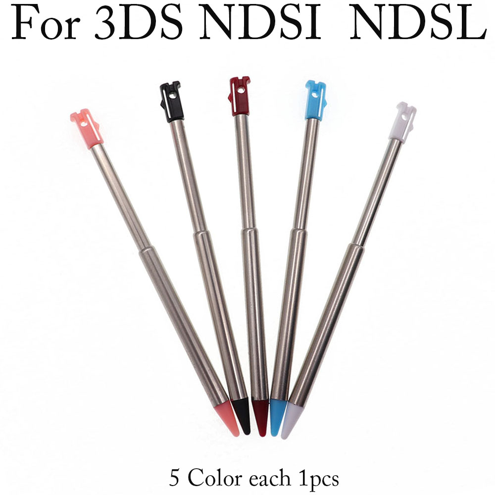 1 conjunto de caneta stylus para tela sensível ao toque de plástico e metal, caneta para console de jogos para ndsl ndsi ndswii 2ds 3ds xl ll novo 3dsxl ll novo 2dsxl: Verde
