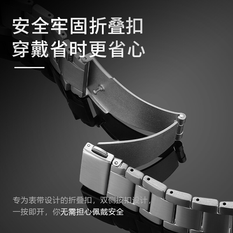 22 mm Titanium Strap for Original Huawei Watch 3 3 Pro GT2 pro Titanium Metal Watch Band for Samsung galaxy watch 3 S3 Wristband