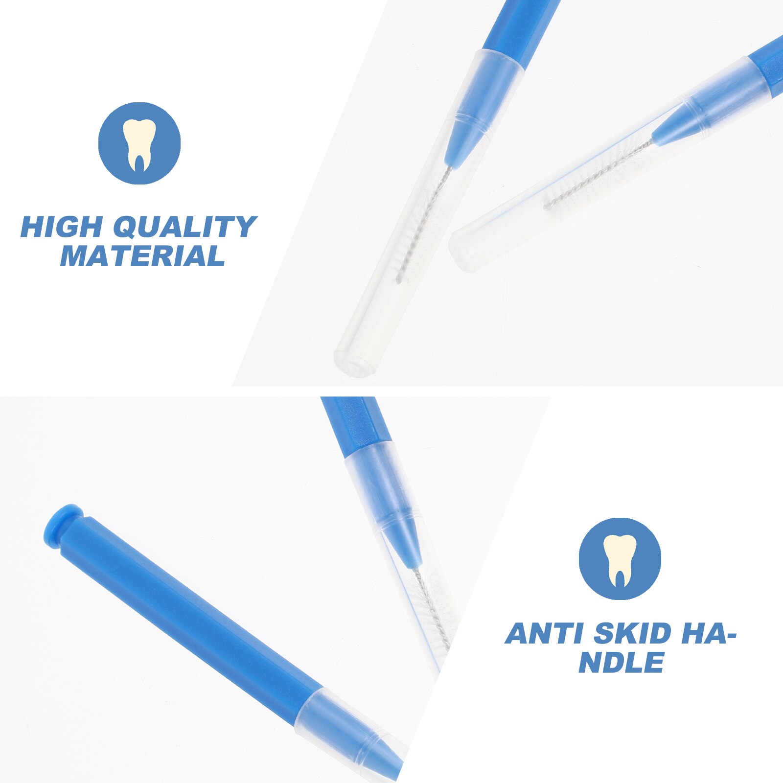 30pcs Tooth Floss Brush Safe Interdental Brush Oral Care Tool Teeth Pick for Men