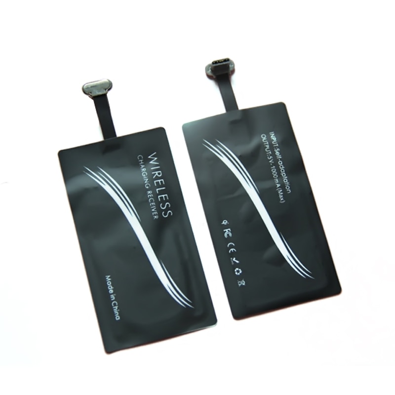 For Type-C Phones Fast Wireless Charging Receiver Qi Wireless Charger Receiver Pad Coil Wireless Charger Receiver For C- Phone