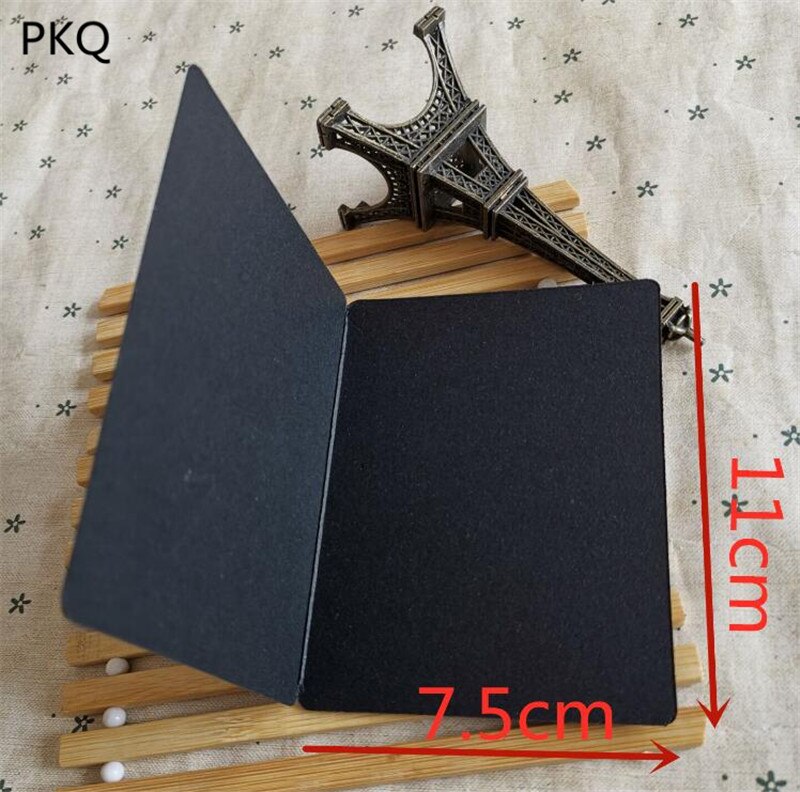 10pcs Vintage Kraft Paper Blank Cards Folded Greeting Card Painting DIY Cards Blank Christmas Card