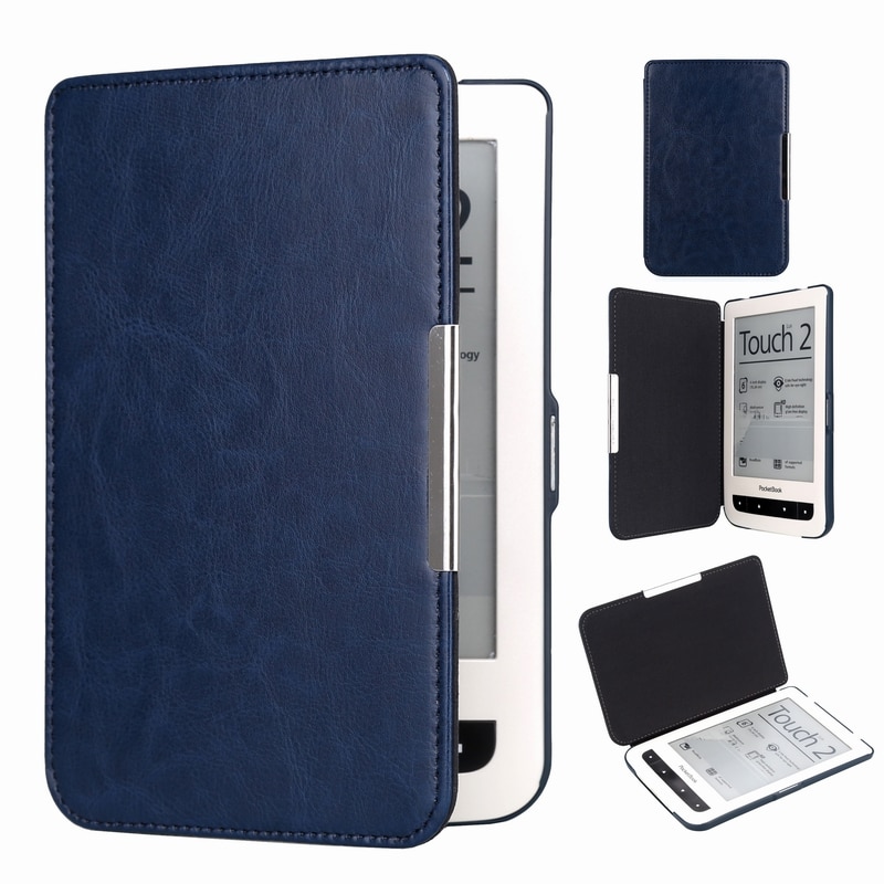 Gligle Magnet Case Cover for Pocketbook 614/615/614plus/624/625/626/640 Touch Lux2 PU Leather Ebook Shell