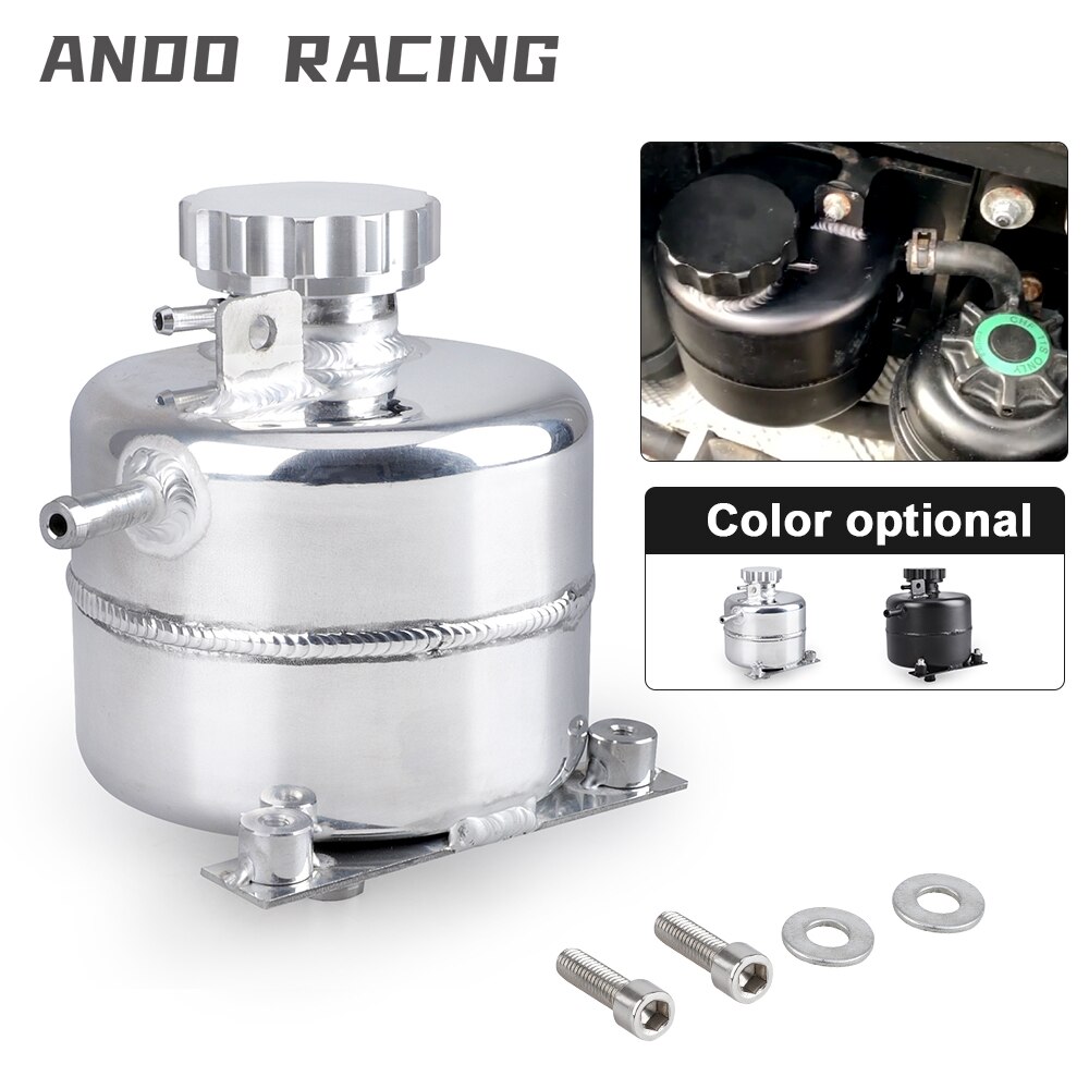 Voor MINI Cooper S R52 R53 Auto Accessoires Koelvloeistof Header Expansie Overloop Water Tank &amp; Cap Reservoir Aluminium Kan YC101471