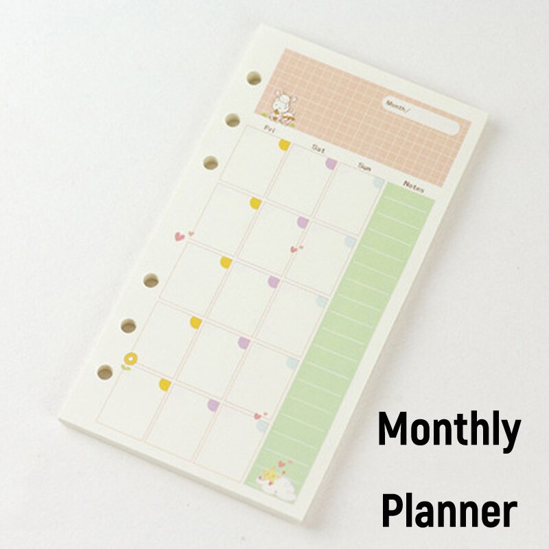 Bullet Lined Journal Sketchbook Pocket Planner Girls Diary Cute Notepads Stationery Notebooks Journals School Office Supplies: Planner 45 sheets