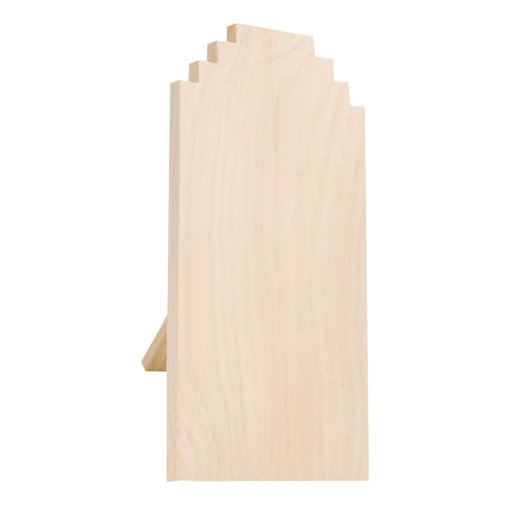 Wooden Display Stands Necklace Holder Unfinished Unpainted Jewelry Organizer Jewelry shop necklace display stand: Large