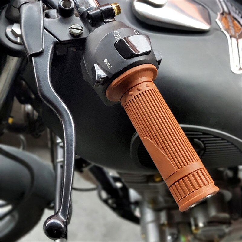Guidon de moto universel, accessoires rétro de 22MM, pièces de moto pour kawasaki honda suzuki benelli yamaha Harley moto grip