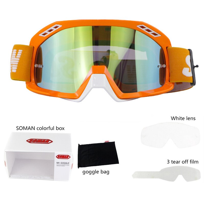 100% Gafas for Motorcycle Goggles Motocross Goggles Glasses ATV DH MTB Skiing Sport Eye Ware MX Off Road Helmets Goggles: I