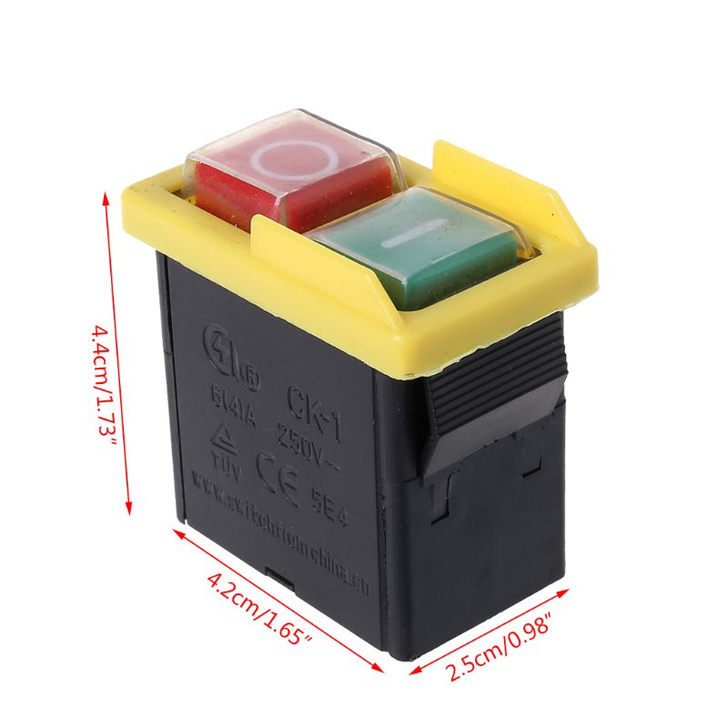 AC 250V 6A Waterproof Pushbutton Machine Saw Cutte... – Vicedeal