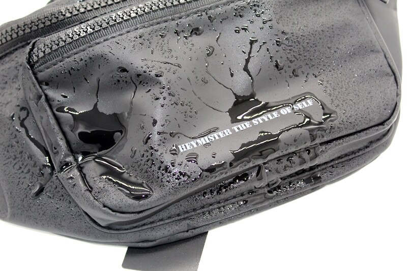 Męska wodoodporna torba na biodro zwykły posłaniec na ramię z powrotem na zewnątrz sportowa saszetka na pasek