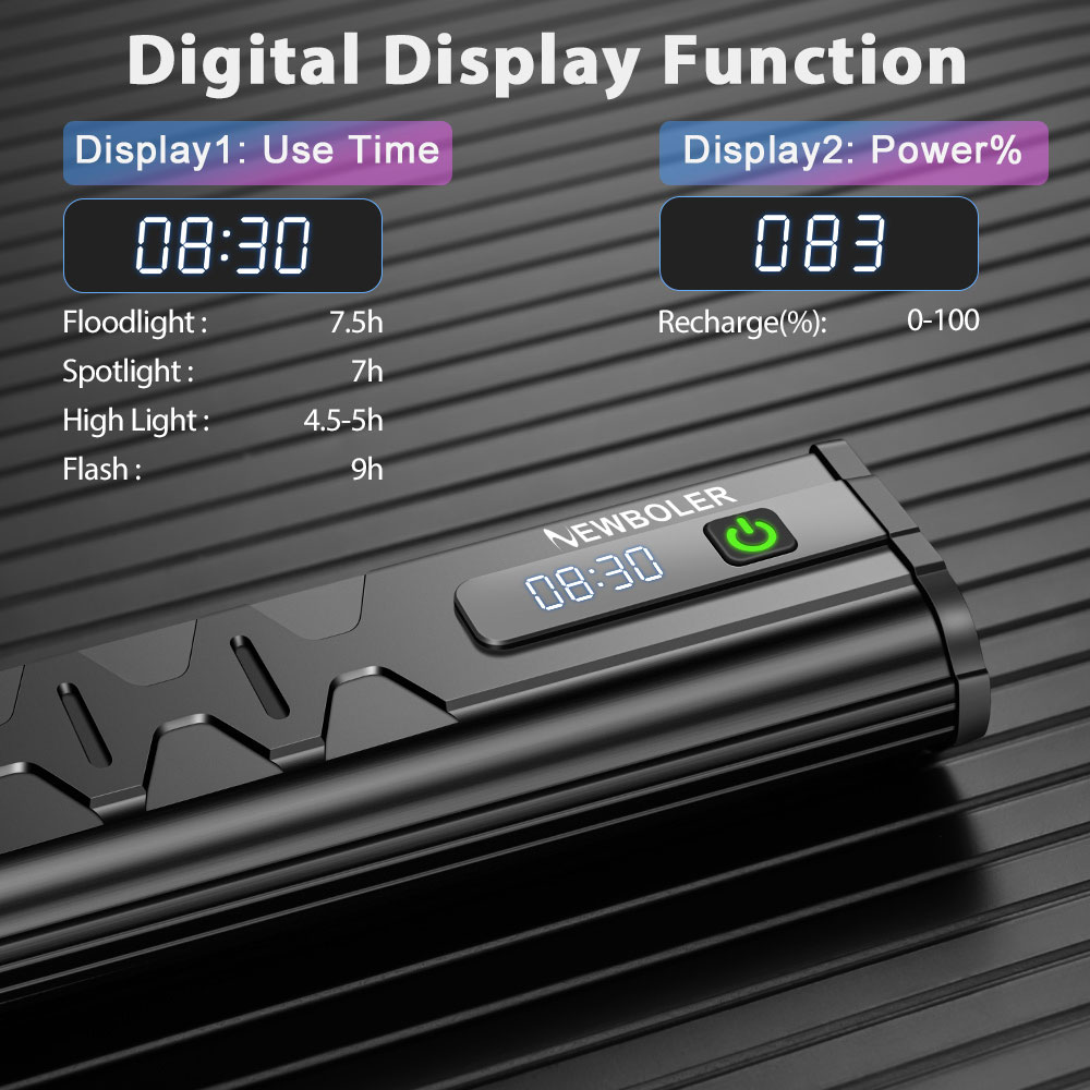 NEWBOLER lampka rowerowa przednia 10000 lumenów lampka rowerowa 10000 mAh wodoodporna latarka USB ładowanie MTB Droga lampa rowerowa akcesoria