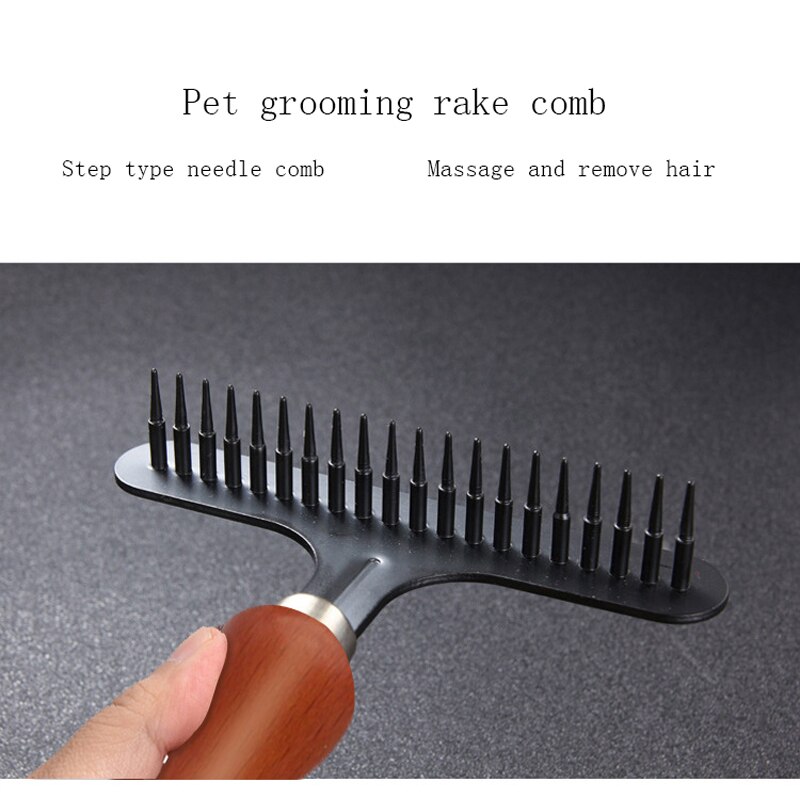 Hair Removal Comb for Dogs Cat Detangler Fur Trimming Dematting Deshedding Brush Grooming Tool For matted Long Hair