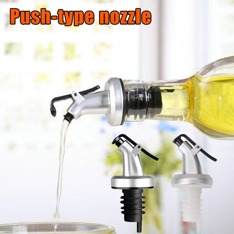 Soy Sauce Vinegar Bottle Flip Cap Cork Dispenser Wine Pourer Kitchen Press Tool With Drip Free Pak5