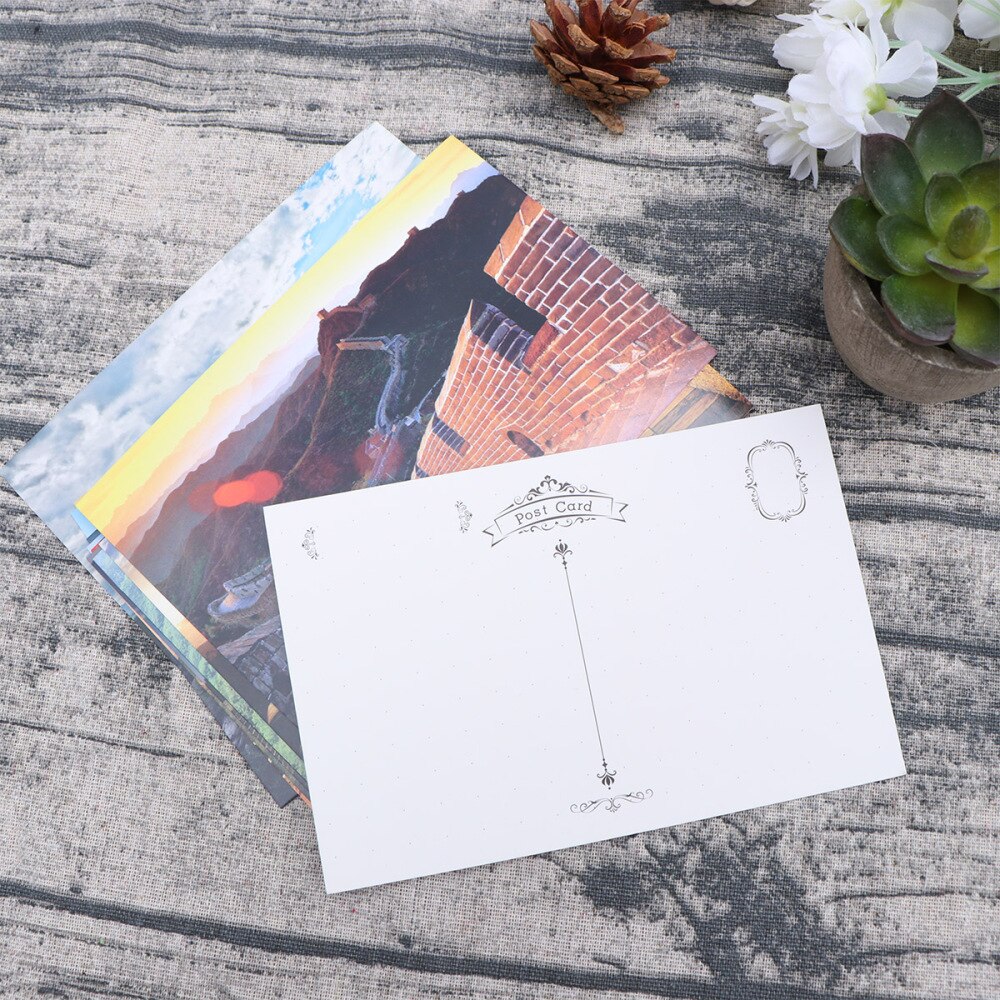 15Pcs Traditional Chinese Postcards The Great Wall Photography Series Postcard Cards Stationery