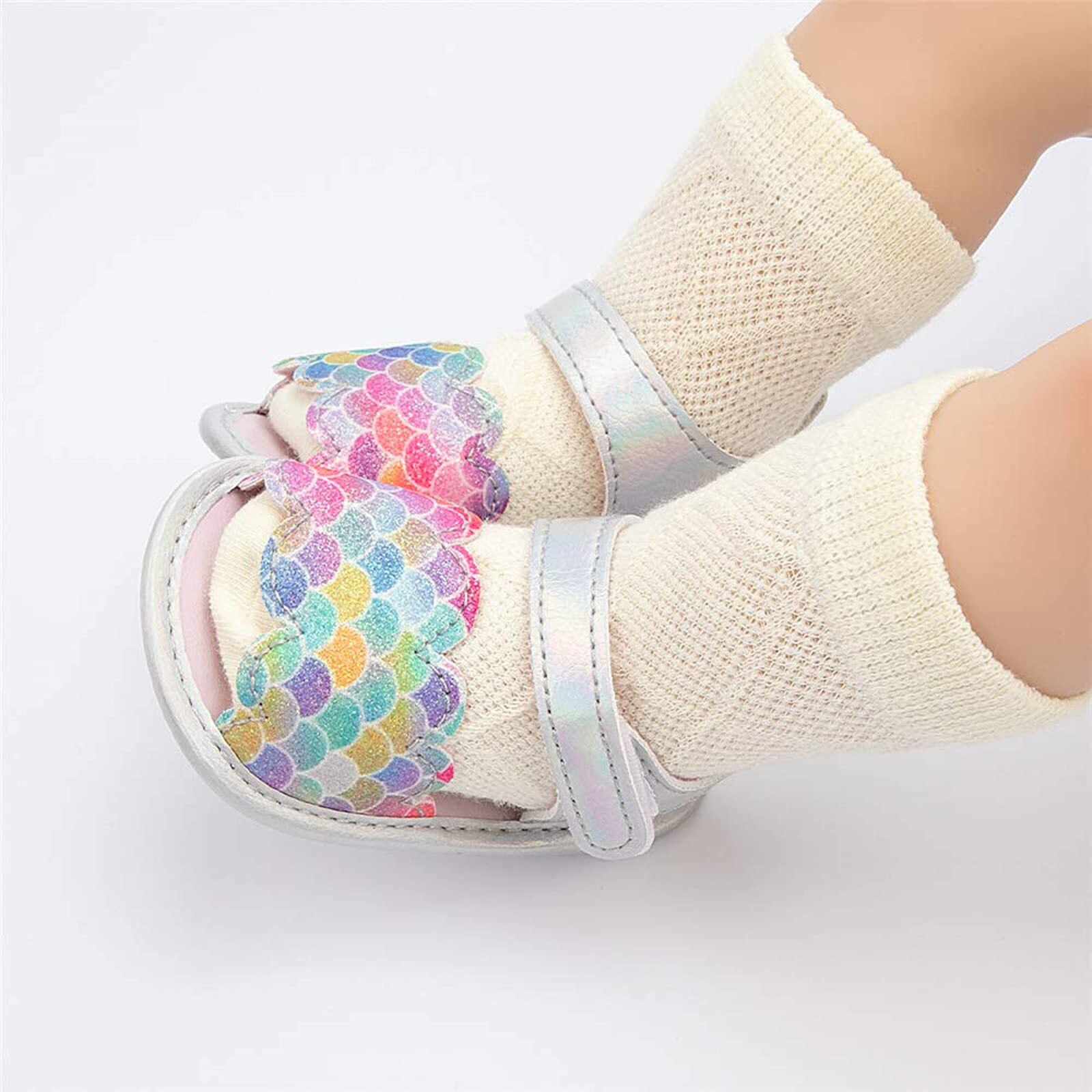 Sandales respirantes pour bébés filles et garçons, chaussures de marche plates à semelle en caoutchouc souple et antidérapante, à la , #40,