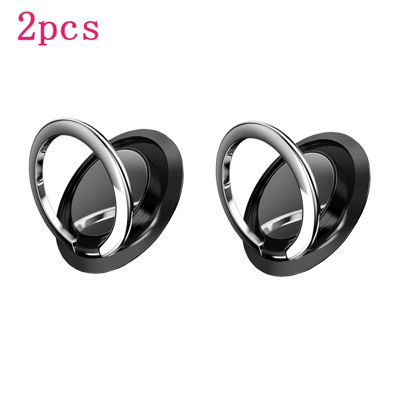 Universal Finger Ring Holder Stand Grip 360 Degree Rotating for Mobile Phone Car Magnetic Mount Phone Back Sticker Pad Bracket: Sapphire