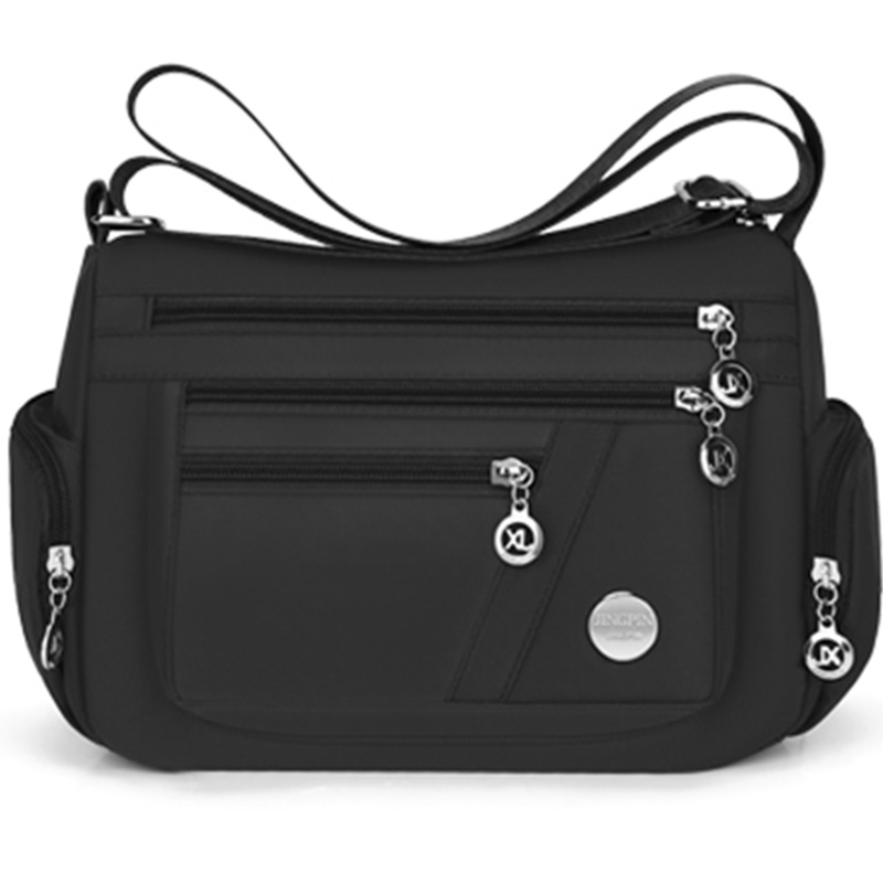 style neutral nylon fabric ladies' handbag Oxford cloth shoulder strap crossbody bag travel bag multi-compartment casual bag