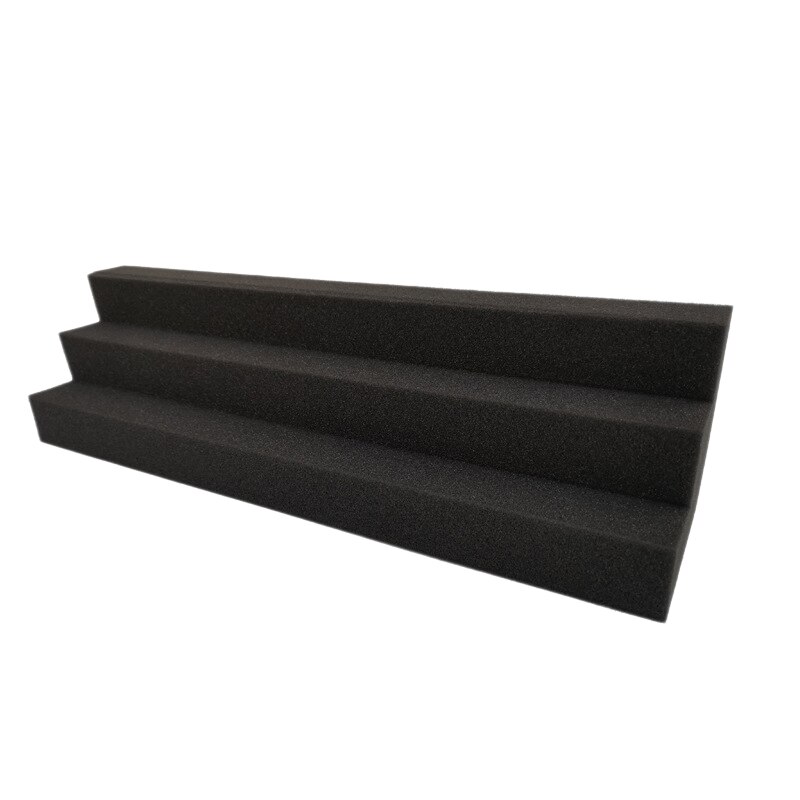 6 pack 12 x 12 x 48 cm pelare basfälla kil akustisk skum ljudabsorption o