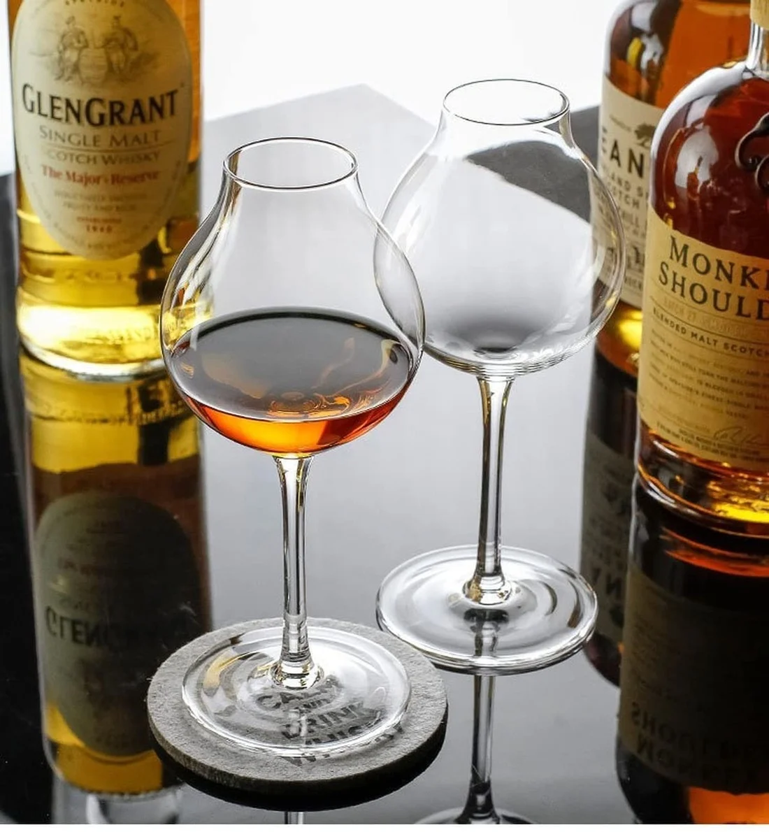 Super Niche Blender's Whiskey Glass for Bartender Wine Taster Octomore XO Brandy Liqueur Whisky Goblet Cup: Blue