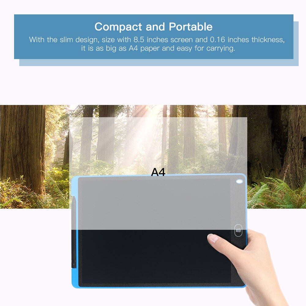 12 Inch LCD Writing Tablet Graphic Drawing Board Portable Ultra-thin Graffiti Painting Caculus Notepad writing tablet for Kids