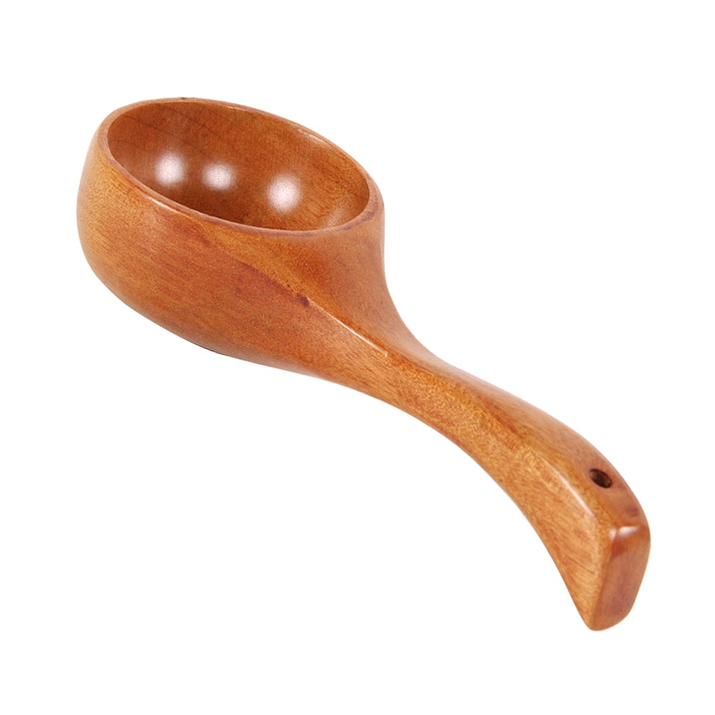 Vintage Houten Rijst Eetlepel Lepel Multifunctionele Eetlepel Water Soep Scoop Servies Keuken Tool