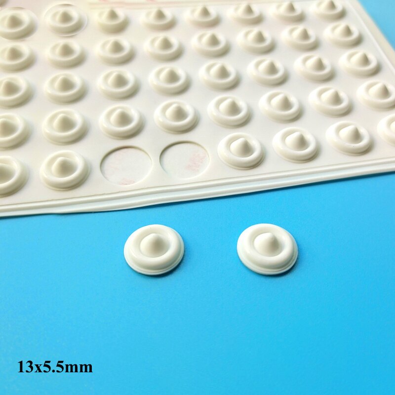 50Pcs/100Pcs 13*5.5Mm Self Adhesive Door Stopper Rubber Damper Buffer Cabinet Bumpers Silicone Furniture Rubber Feet Pads Cushio