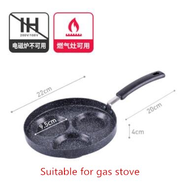 Multiform non-stick æggepande stegepande gryde morgenmad æggeform pandekagemaskine køkkengrej madlavningsværktøj køkkentilbehør: B