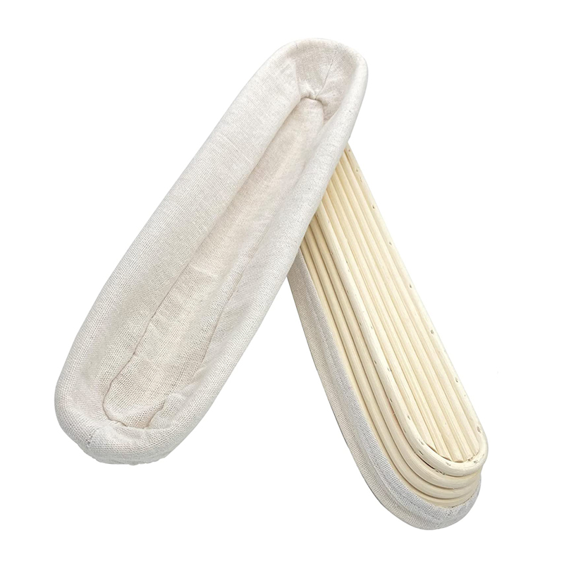 Cesta a prueba de masa, 3 tamaños disponibles, Baguette Banneton, cesta de mimbre Natural, herramientas de fermentación para hornear para panaderos caseros