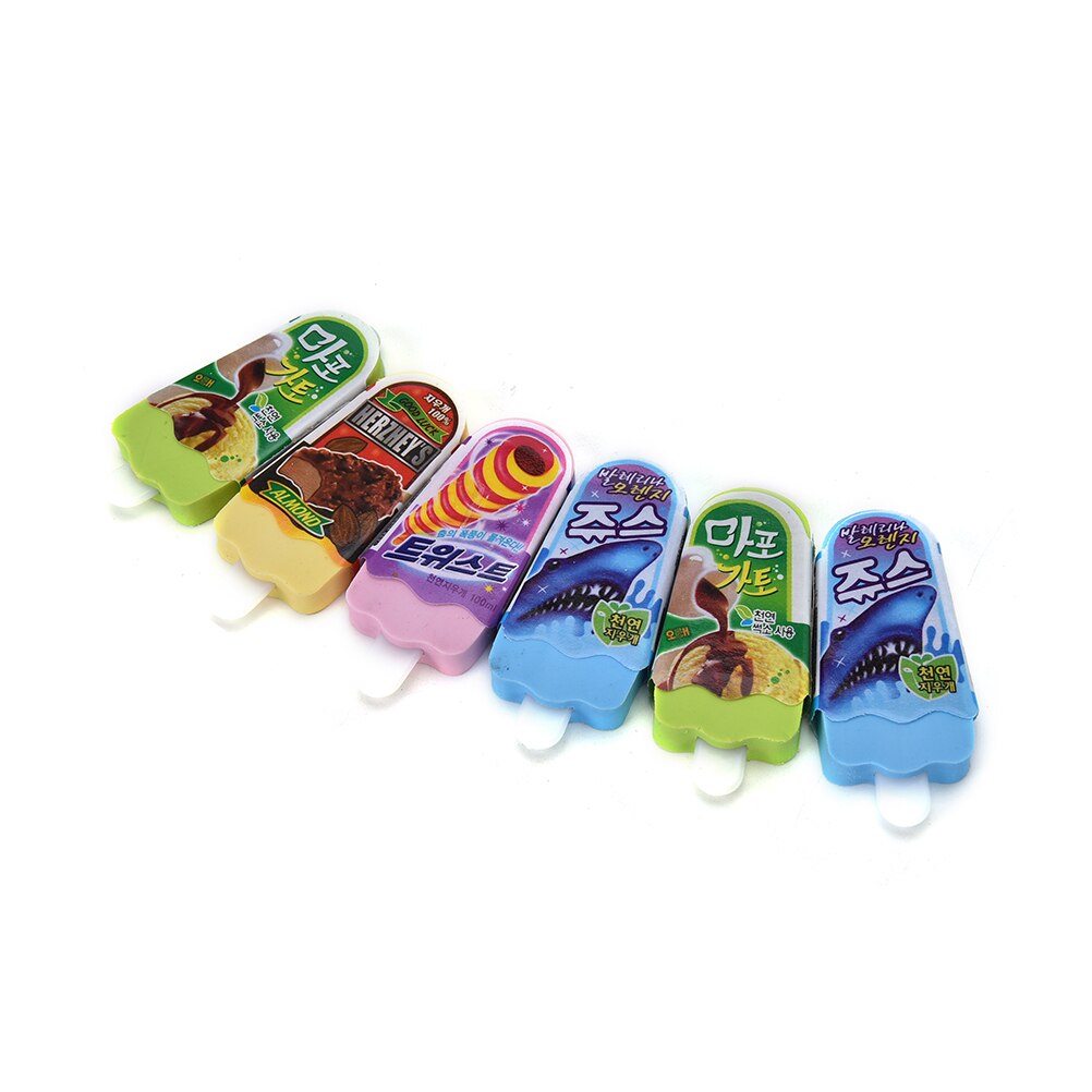 Borrador de helado, para niños, suministros escolares, Material Escolar, suministros escolares y de oficina
