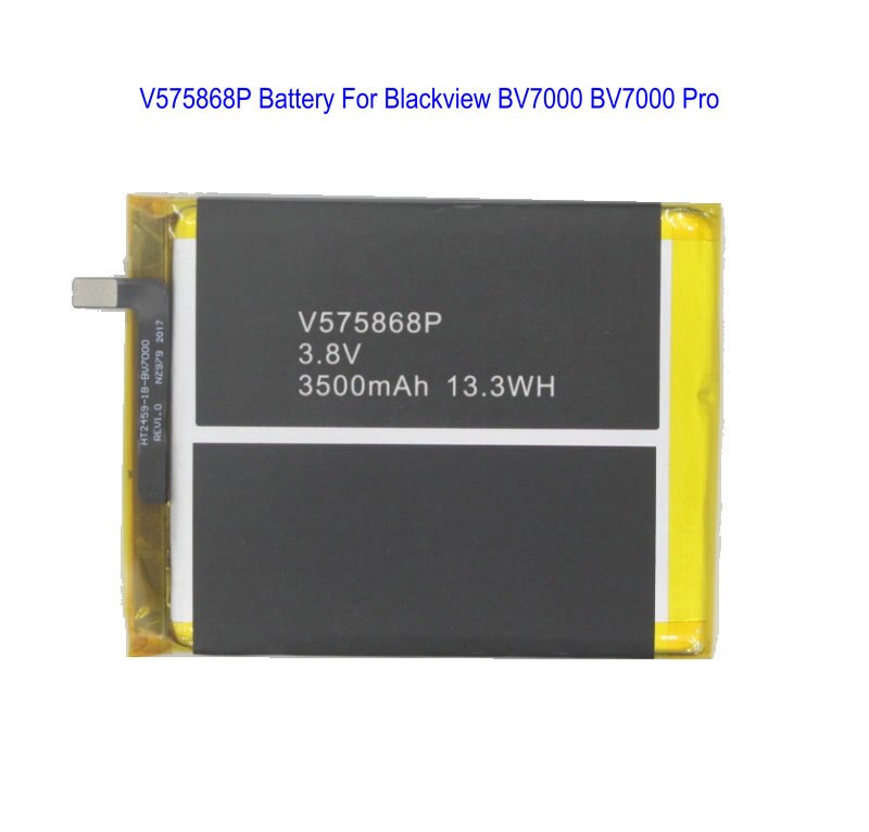 1x 3500mAh 13.3Wh V575868P BV7000 Battery For Blackview BV7000 Pro BV7000pro Smart Mobile Phone li-ion Battery: Without Tools