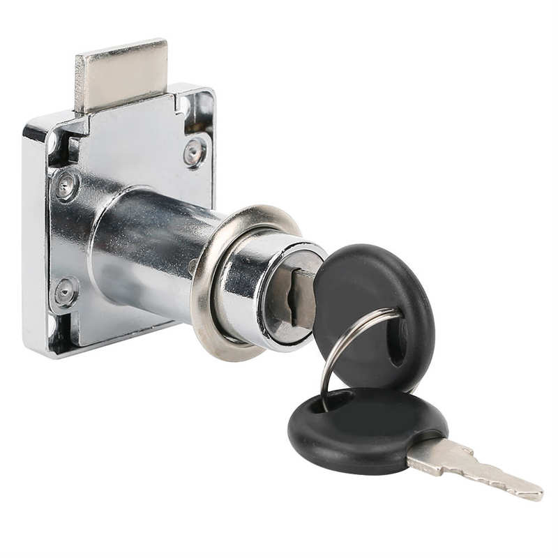 3Pcs/Set Desk Drawer Lock with Key Office Cabinet Wardrobe Mailbox Door Lock Hardware Accessory Household Supplies