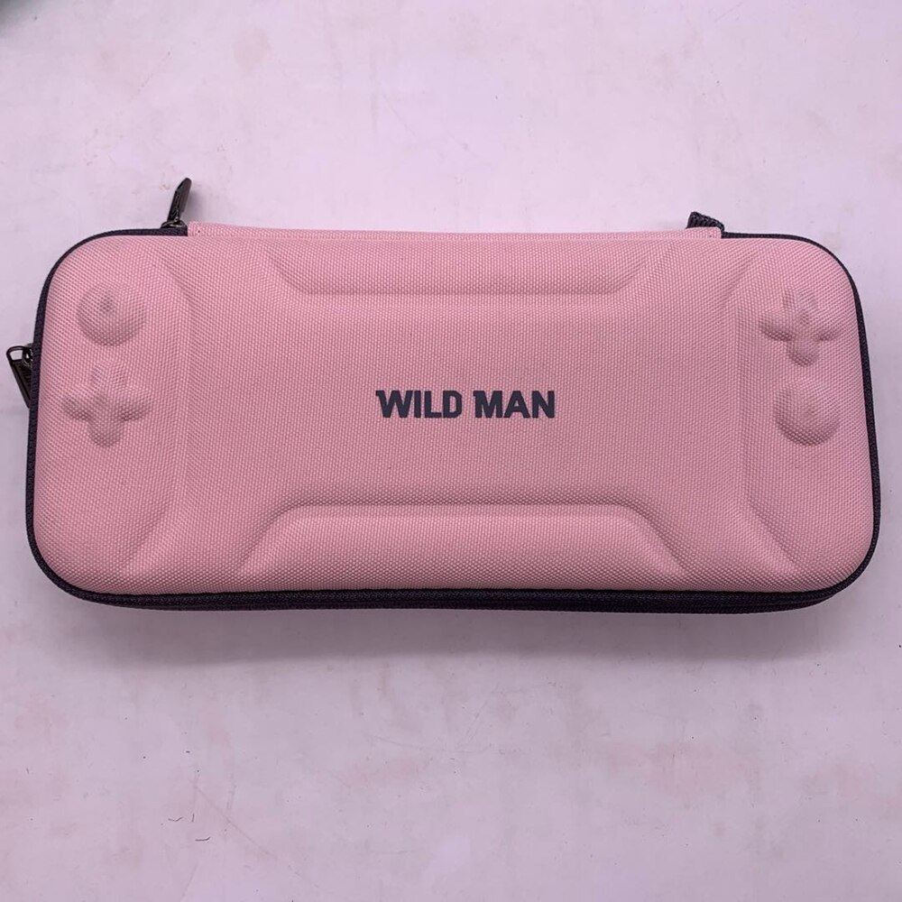 Nintend interruptor acessórios eva armazenamento caso duro duplo zíper escudo rígido de armazenamento de proteção carregando acessórios do console do jogo: Rosa