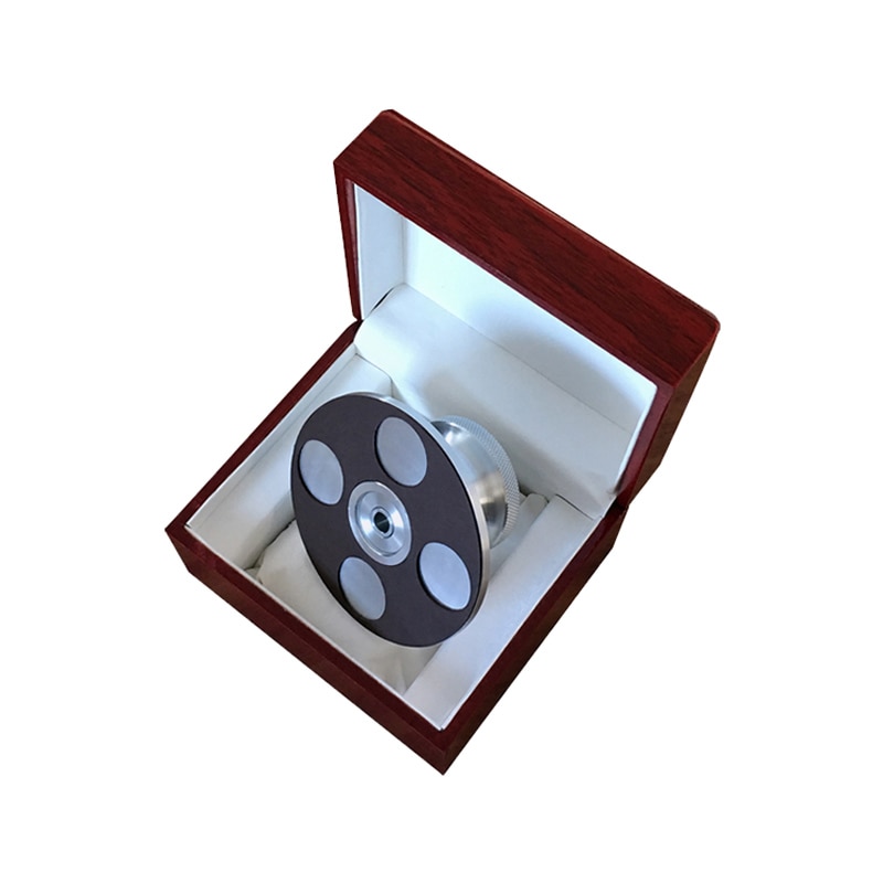Kaisaya Turntable Stabilizer - Metal Disc Weight Clamp for LP Vinyl Record Player - 33/45 RPM - RCA Output