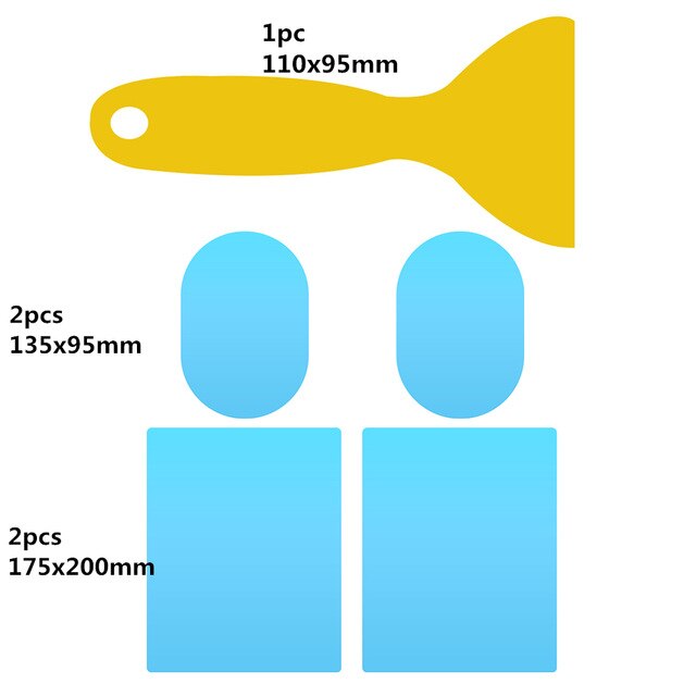 2/4 sztuk naklejka na samochodowe lusterko wsteczne folia ochronna anty mgła okna przezroczysta folia, odporny na deszcz, widok z tyłu lustro naklejki samochodowe deszcz ochraniacz: 4szt B