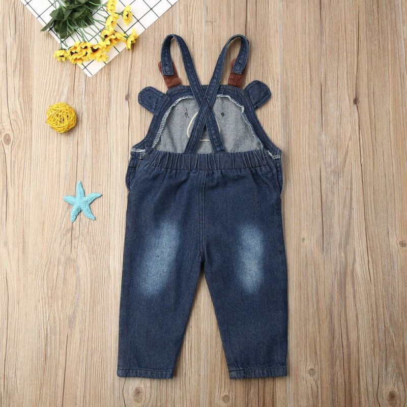 Toddler Infant Boys Long Pants Denim Overalls Dungarees Kids Baby Boy Jeans Jumpsuit Clothes Clothing Playsuit Trousers